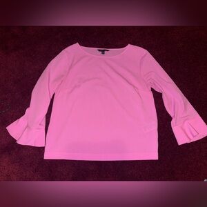 Banana republic pink blouse women’s small S work wear dressy top